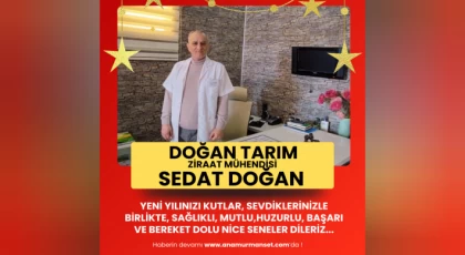 Doğan Tarım - Ziraat Mühendisi Sedat Doğan : Yeni Yılınız Kutlu Olsun