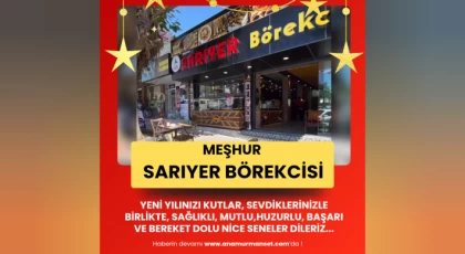 Meşhur Sarıyer Börekcisi: Yeni Yılınız Kutlu Olsun