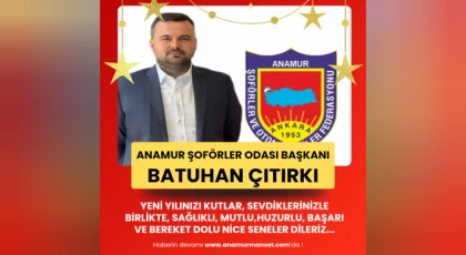 Şoförler Odası Başkanı Batuhan Çıtırkı Yeni Yılınızı Kutlar