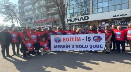 Anamur Eğitim-İş, "Cumhuriyet ve Emek Mitingi"ne Katılım Sağladı