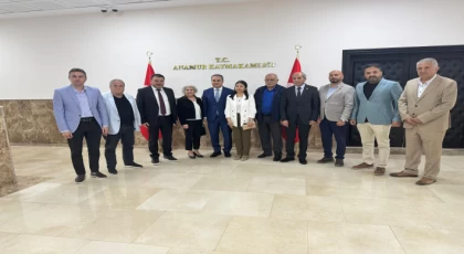 AGF Heyetinden Anamur Kaymakamına Ziyaret