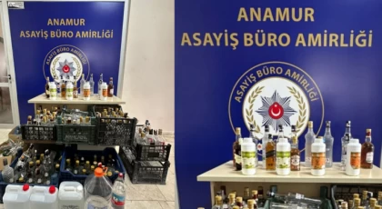 Anamur'da Sahte İçki Operasyonu