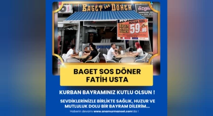 Baget Sos Döner'den Kurban Bayramınızı Kutlar