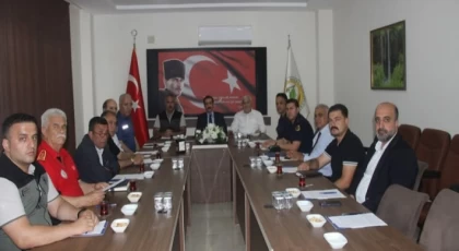 Bozyazı'da Yangın Komisyonu Toplantısı Gerçekleştirildi