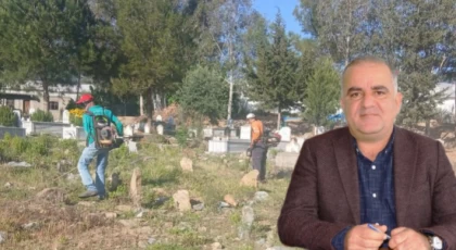 Erdal Karan : Mezarlıklarda Temizlik ve Bakım Çalışmalarımız Devam Ediyor