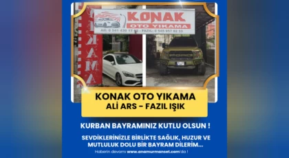 Konak Oto Yıkama'dan Kurban Bayramı Mesajı