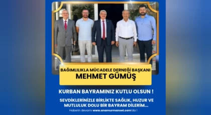 ABYAD Başkanı Mehmet Gümüş'ten Kurban Bayramı Mesajı