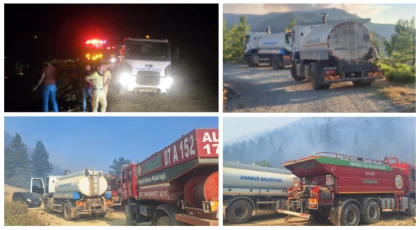 Anamur Belediyesi Yangına Karşı Teyakkuzda.
