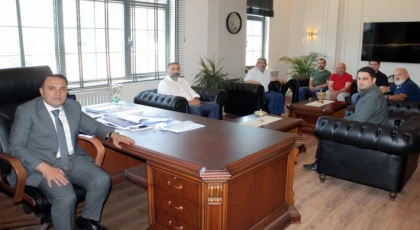 Anamur Ticaret ve Sanayi Odası’ndan Kaymakam Kemal DURU’ya Hoş Geldin Ziyareti