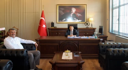 Hidayet Kılınç’tan Kaymakam Kemal Duru’ya Hayırlı Olsun Ziyareti