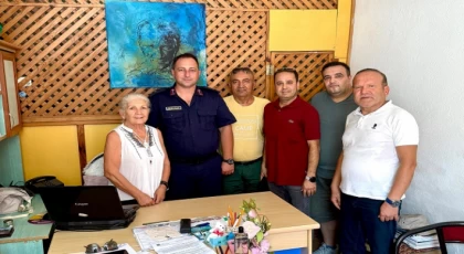 Anamur İlçe Jandarma Komutanı’ndan AGC’ye Ziyaret