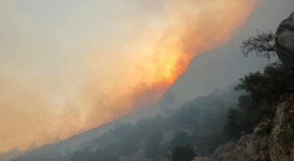 Anamur Korucuk Orman Yangını: Havadan ve Karadan Müdahale Sürüyor