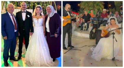 Muhtar İbrahim Gümüş’ün Kızı, Anamur’un Yerel Sanatçısı Münevver Dünya Evine Girdi