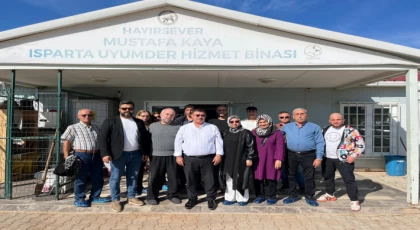 Anamur Bağımlılıkla Mücadele ve Yardımlaşma Derneği’nden Isparta UYUMDER’e Anlamlı Ziyaret