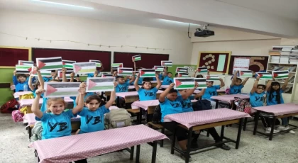 Anamur’da Çocuklar Barışın Diliyle Filistin’e Seslendi