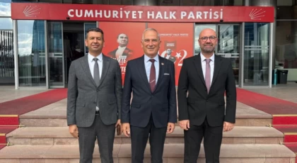 Başkan Deniz,Meclis Üyeleri Mutlu ve Erdal TGB Olağan Meclis Toplantısı’nın Ardından Genel Merkezi Ziyaret Etti