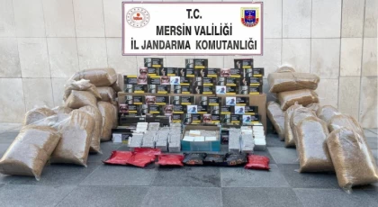 Bozyazı ve Akdeniz'de Kaçak Makaron Operasyonu