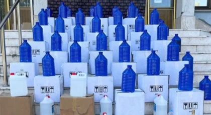 Denizli’de Kaçakçılık Operasyonu: 642 Litre Etil Alkol Ele Geçirildi