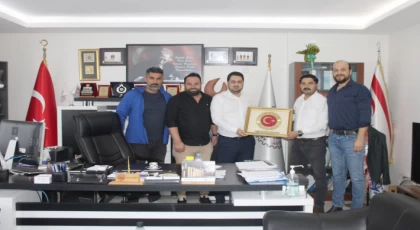Türk Yerel Hizmet-Sen Anamur İlçe Temsilciliğinden ANTSO Yönetim Kurulu Başkanı Mehmet Tuna’ya Ziyaret