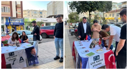 Anahtar Parti Anamur İlçe Teşkilatından Yoğun Katılımlı Üye Kayıt Çalışması