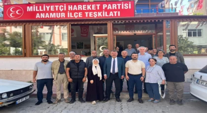 Hidayet Kılınç’tan MHP Anamur İlçe Teşkilatına Ziyaret