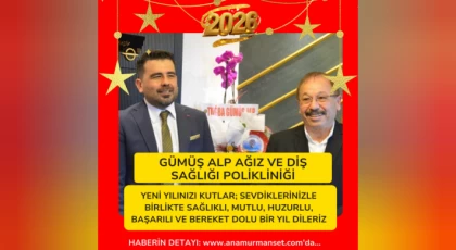 Gümüş Alp Ağız ve Diş Sağlığı Polikliniği’nden Yeni Yıl Mesajı