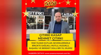 Çıtırkı Kasap Mehmet Çıtırkı'dan Yeni Yıl Mesajı