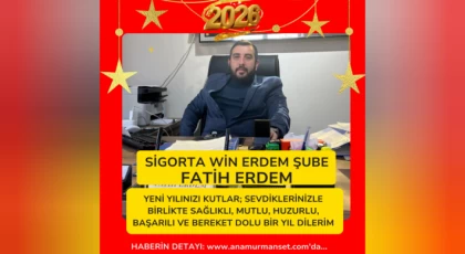 Sigorta Win Erdem Şube – Fatih Erdem Yeni Yıl Mesajı Yayınladı