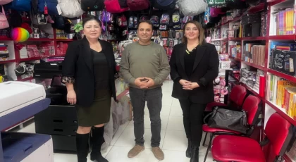 Anamed Hastane Müdürü Ayşegül Sarıçam Demir 'den Gazeteci Özcan Günger'e Ziyaret