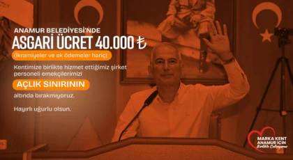 Anamur Belediyesi'nde Asgari Ücret 40.000 TL'ye Yükseltildi.
