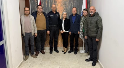 Anamur Gazeteciler Cemiyeti’nden İlçe Emniyet Müdürü Doğanay’a Ziyaret