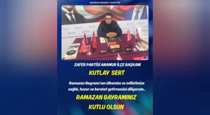Başkan Kutlay Sert Ramazan Bayramınızı Kutlar