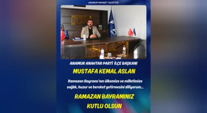 Başkan Mustafa Kemal Aslan Ramazan Bayramı’nızı Kutlar