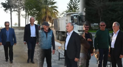 Rauf Denktaş Parkı 19 Mayıs’ta Açılıyor: Başkan Deniz Çalışmaları Yerinde İnceledi