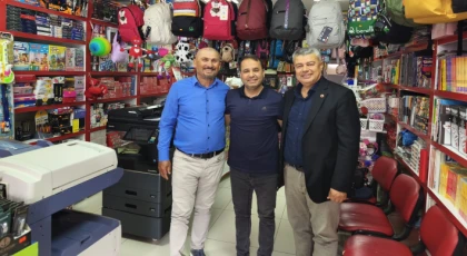 Anamur ADD Başkanı Aziz Saydam’dan Gazeteci Özcan Günger’e Ziyaret