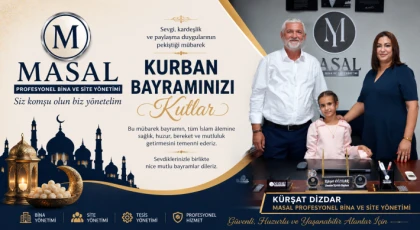 Masal Profesyonel Bina ve Site Yönetimi - Kürşat Dizdar, Kurban Bayramınızı Kutlar