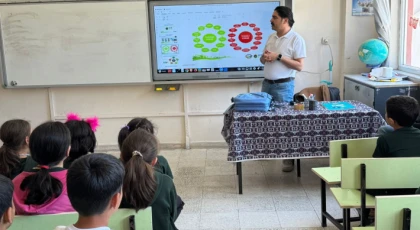Anamur Belediyesi'nden İlkokul Öğrencilerine Çevre Bilinci ve Sıfır Atık Eğitimi