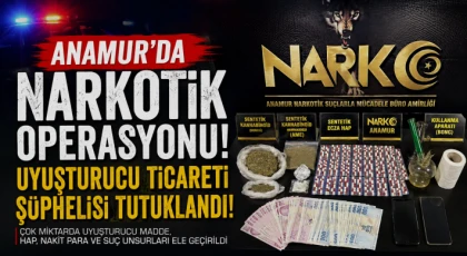 Anamur’da Narkotik Operasyonu: Uyuşturucu Ticareti Şüphelisi Tutuklandı