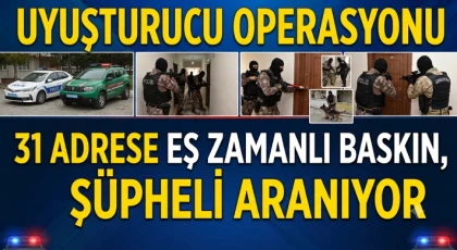 Anamur, Bozyazı ve Aydıncık'ta Uyuşturucu Operasyonu: 31 Adrese Eş Zamanlı Baskın, 5 Şüpheli Aranıyor