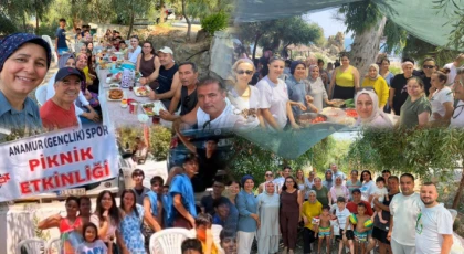 Anamur Gençlik Spor Ailesi Pullu Kamp Alanı'nda Piknikte Buluştu