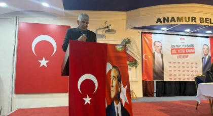 Yeni Parti Anamur İlçe Kongresi Gerçekleştirildi: Çetin Mutlu Güven Tazeledi